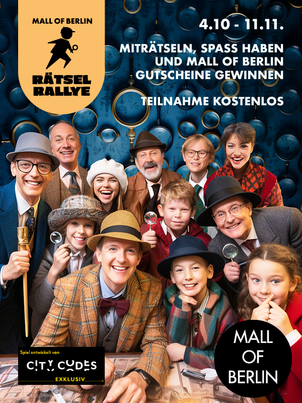 Mall of Berlin Rätselralley Mall of Berlin Rätselralley