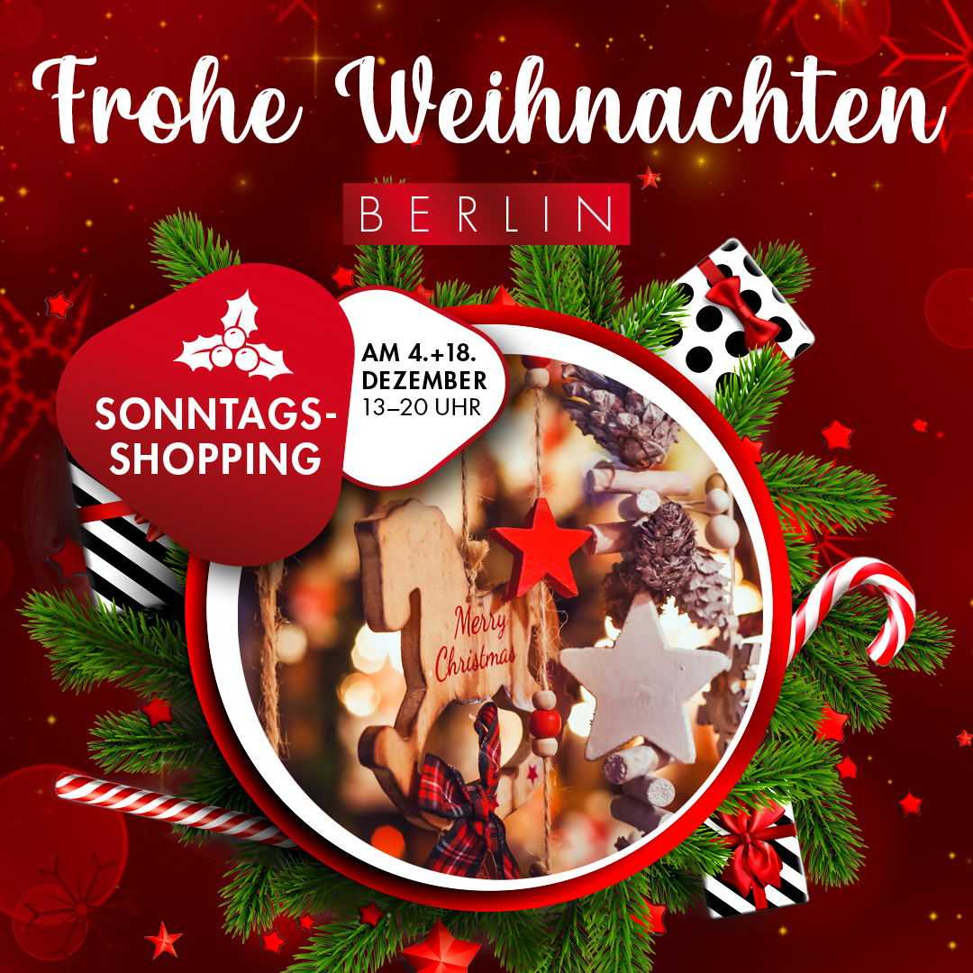 Weihnachten in der Mall of Berlin Weihnachten in der Mall of Berlin