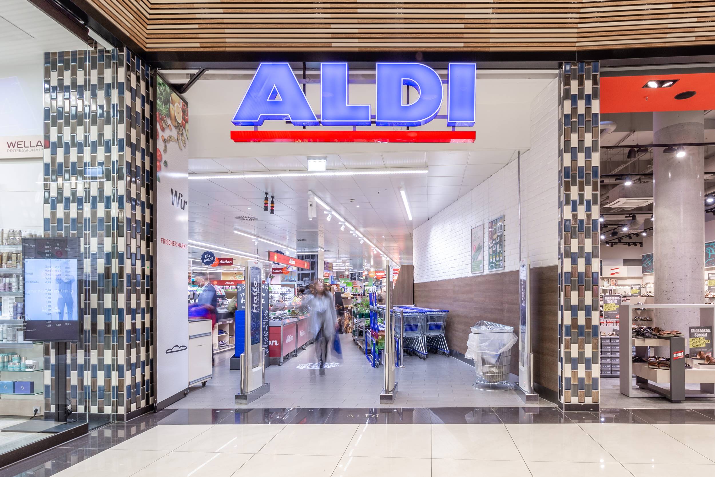 Aldi in der Mall of Berlin