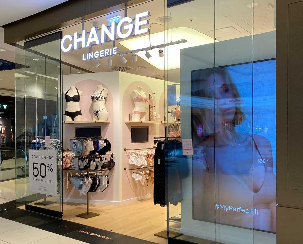 Change Lingerie in der Mall of Berlin