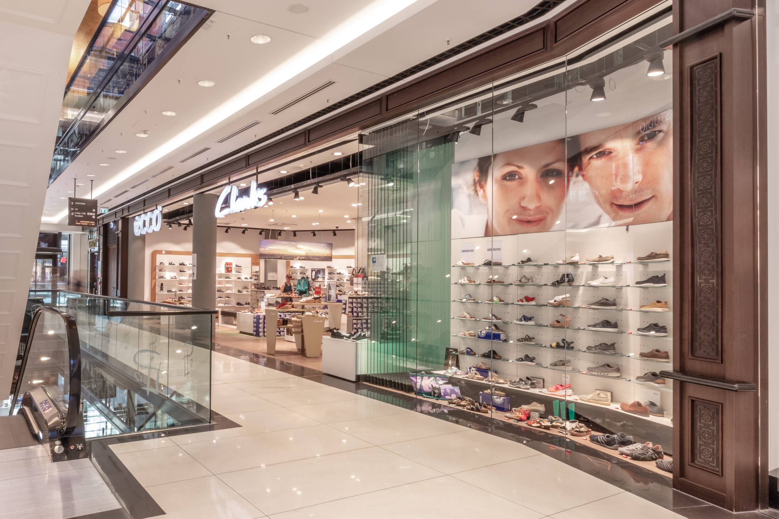 Clarks Ecco in der Mall of Berlin