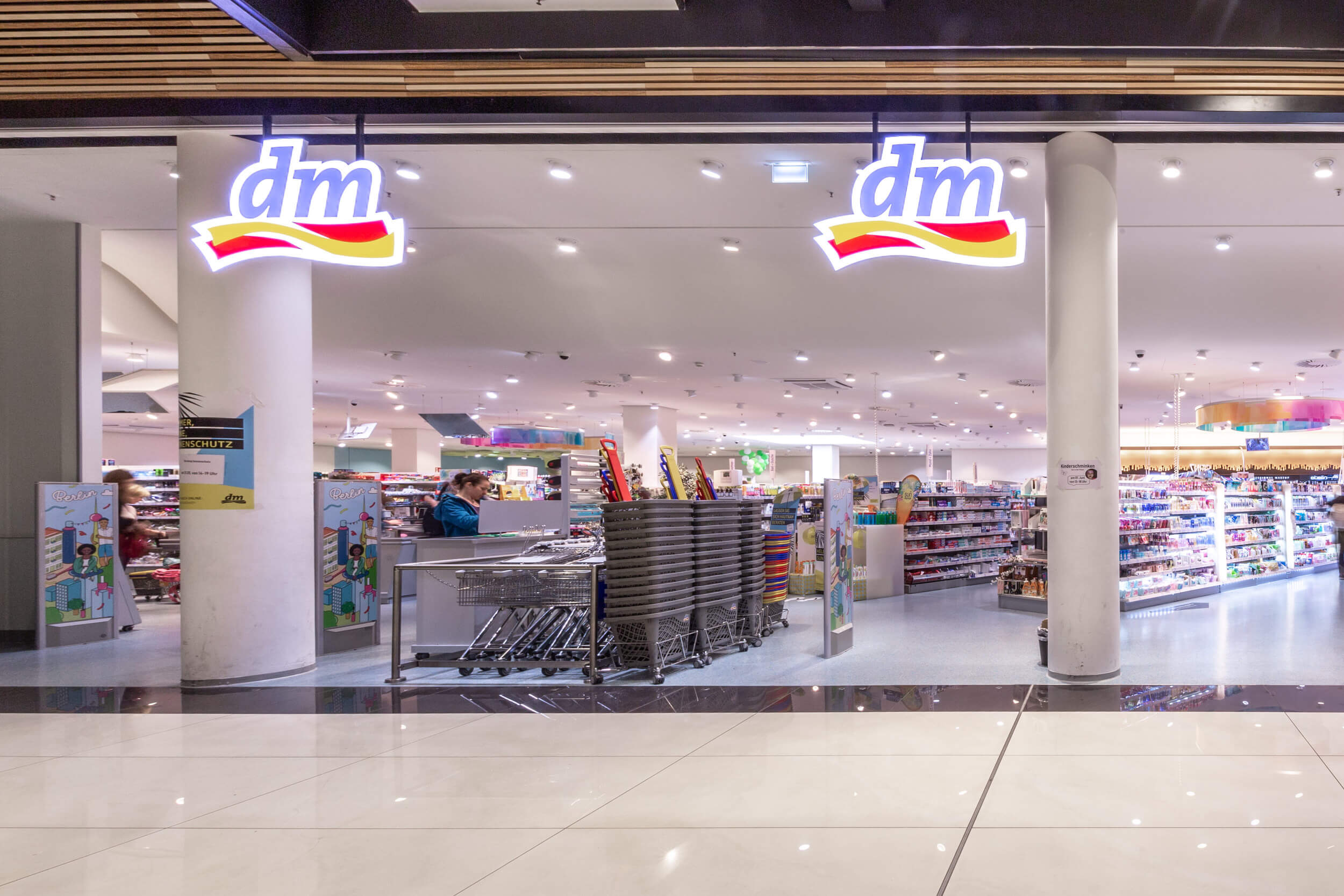 dm at the Mall of Berlin