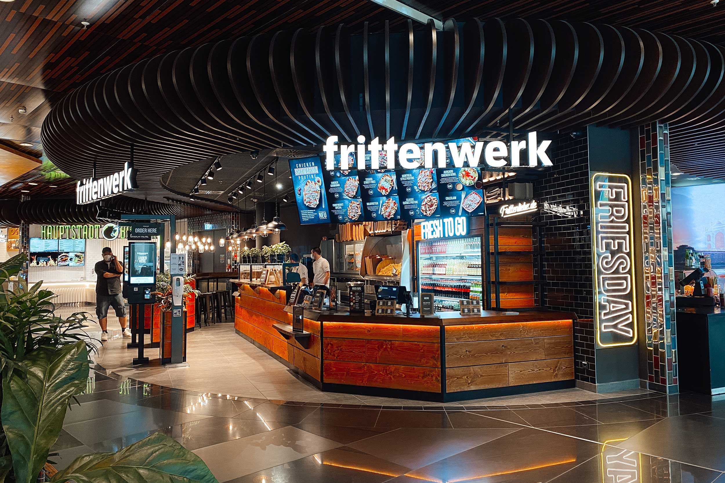 Frittenwerk in der Mall of Berlin