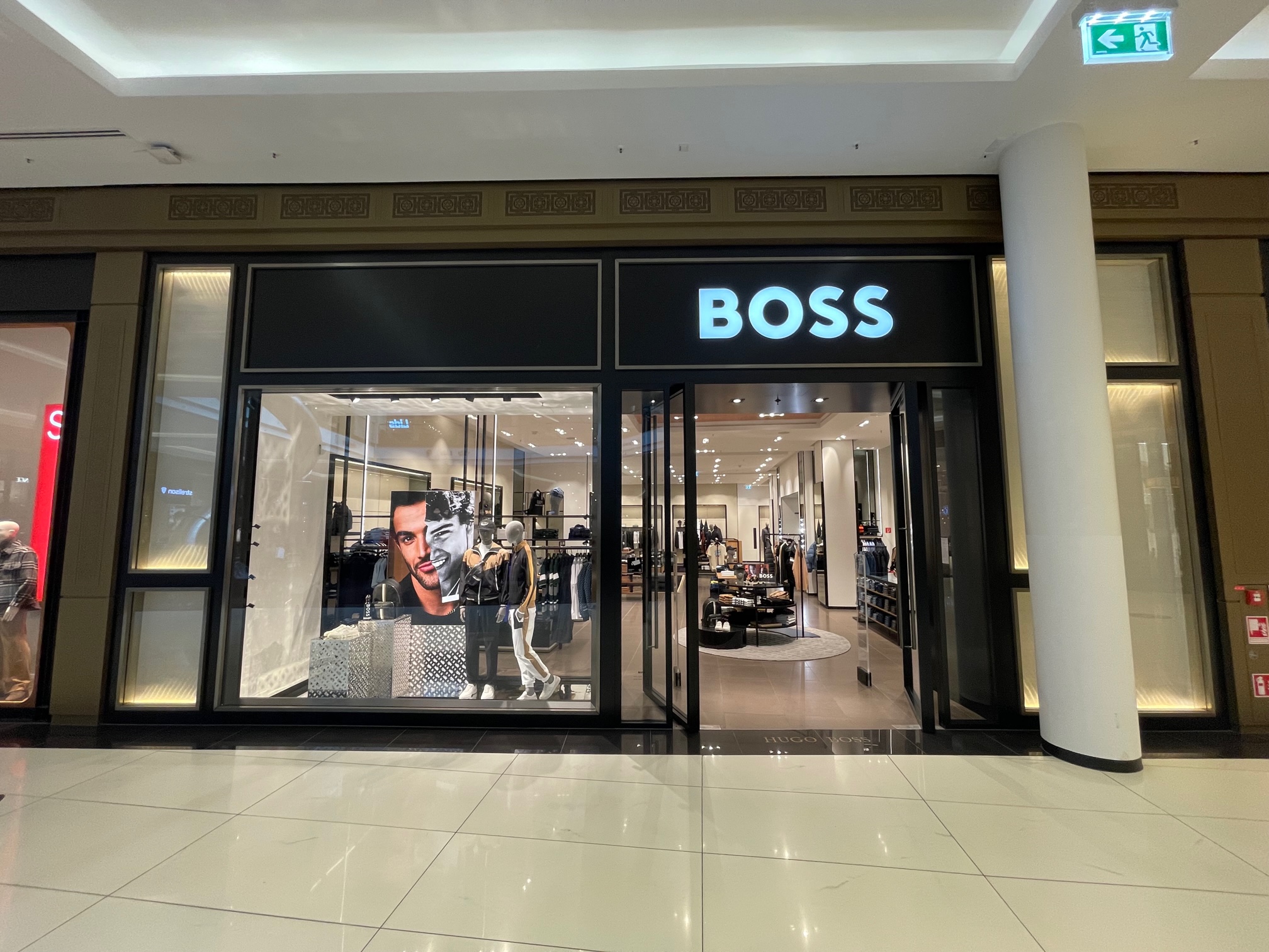 hugo boss the mall