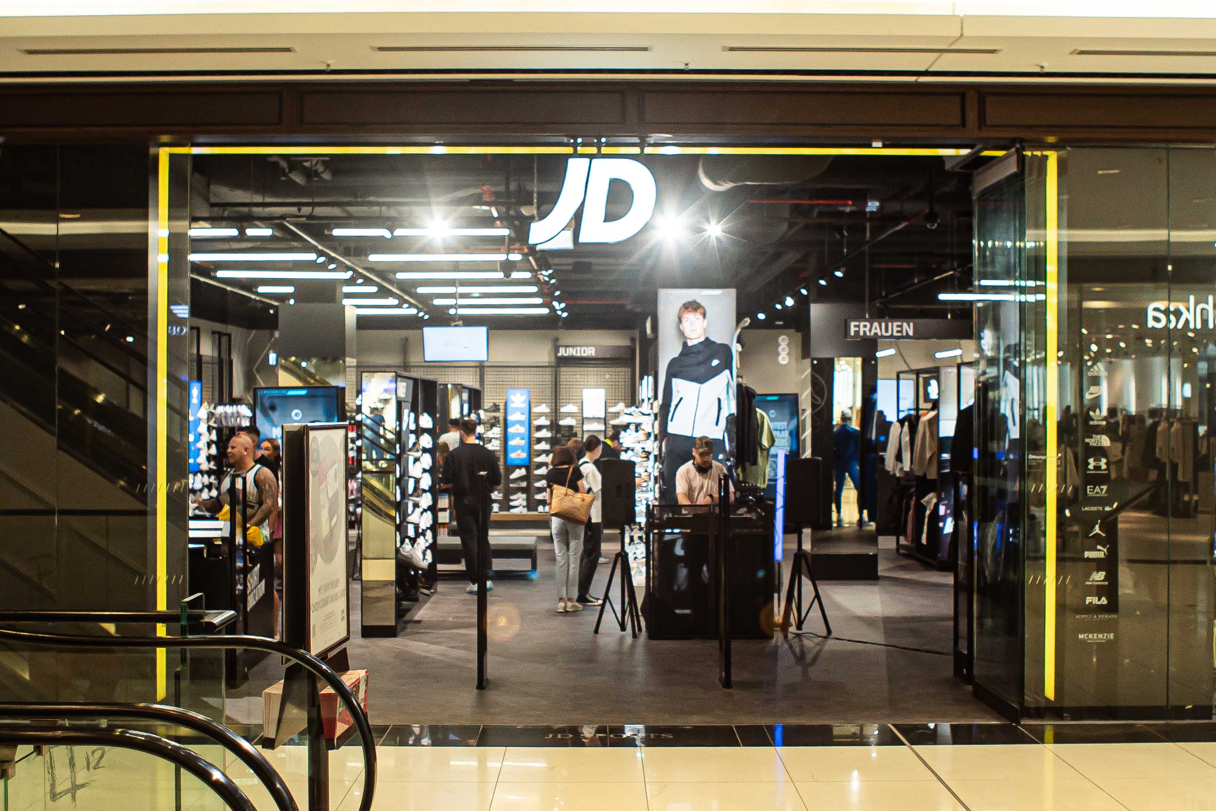 JD Sports in der Mall of Berlin