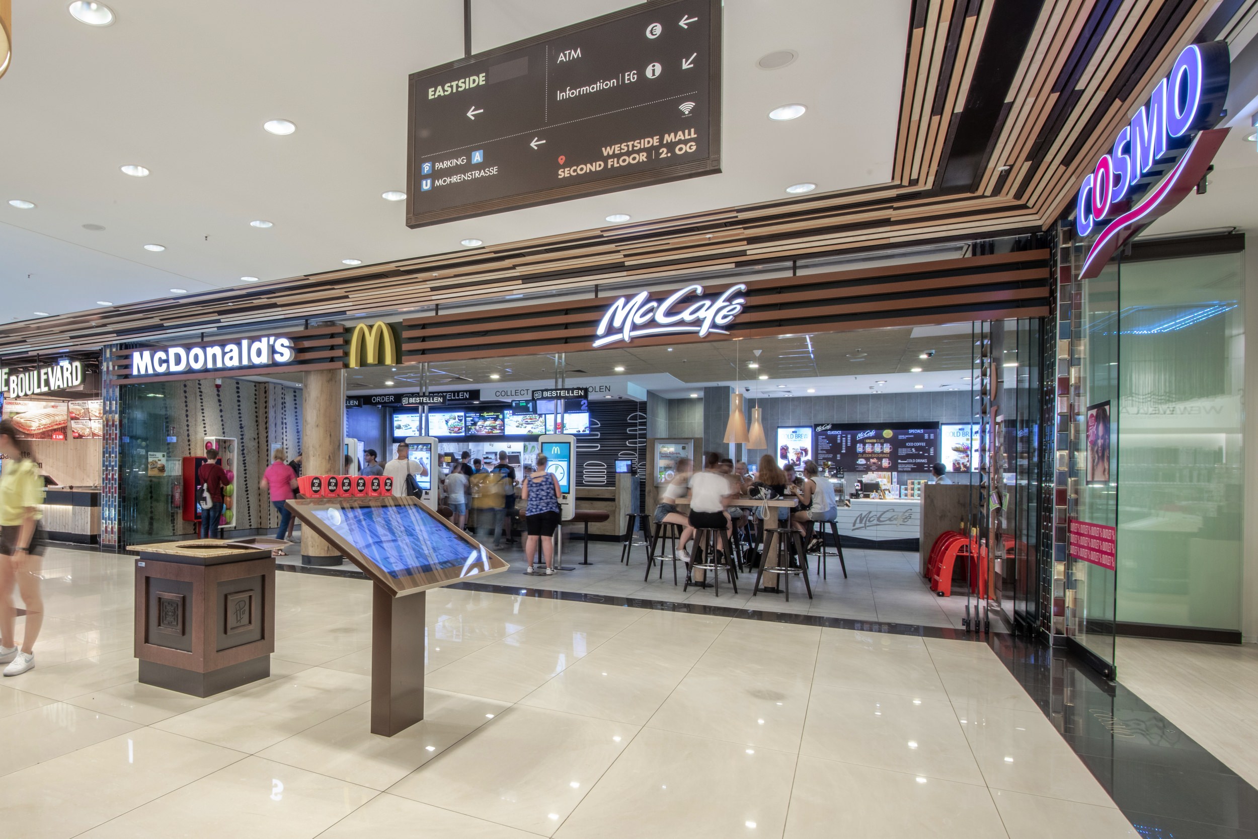 Mc Donald´s at the Mall of Berlin