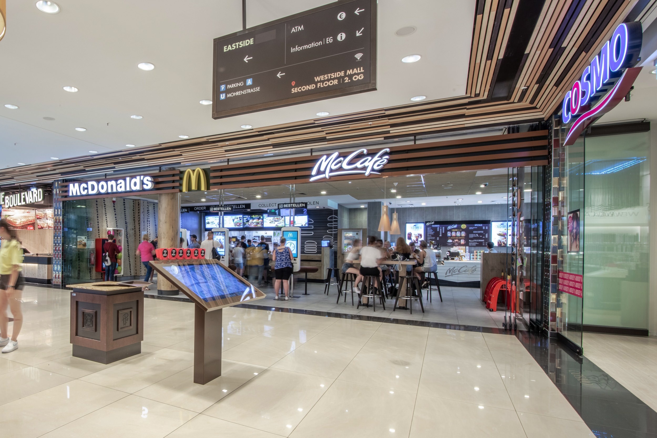 Mc Donald´s in der Mall of Berlin