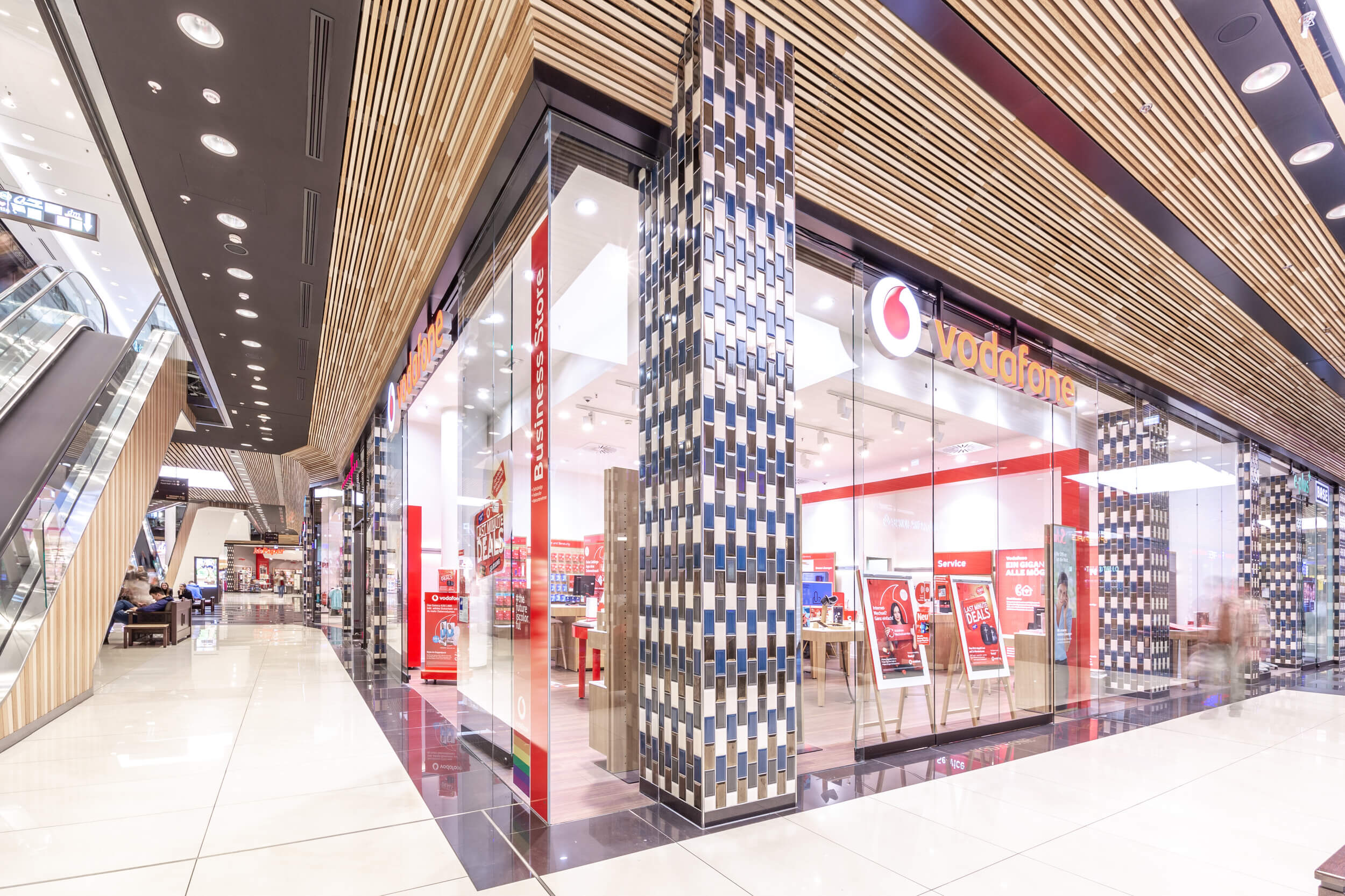 Vodafone at the Mall of Berlin