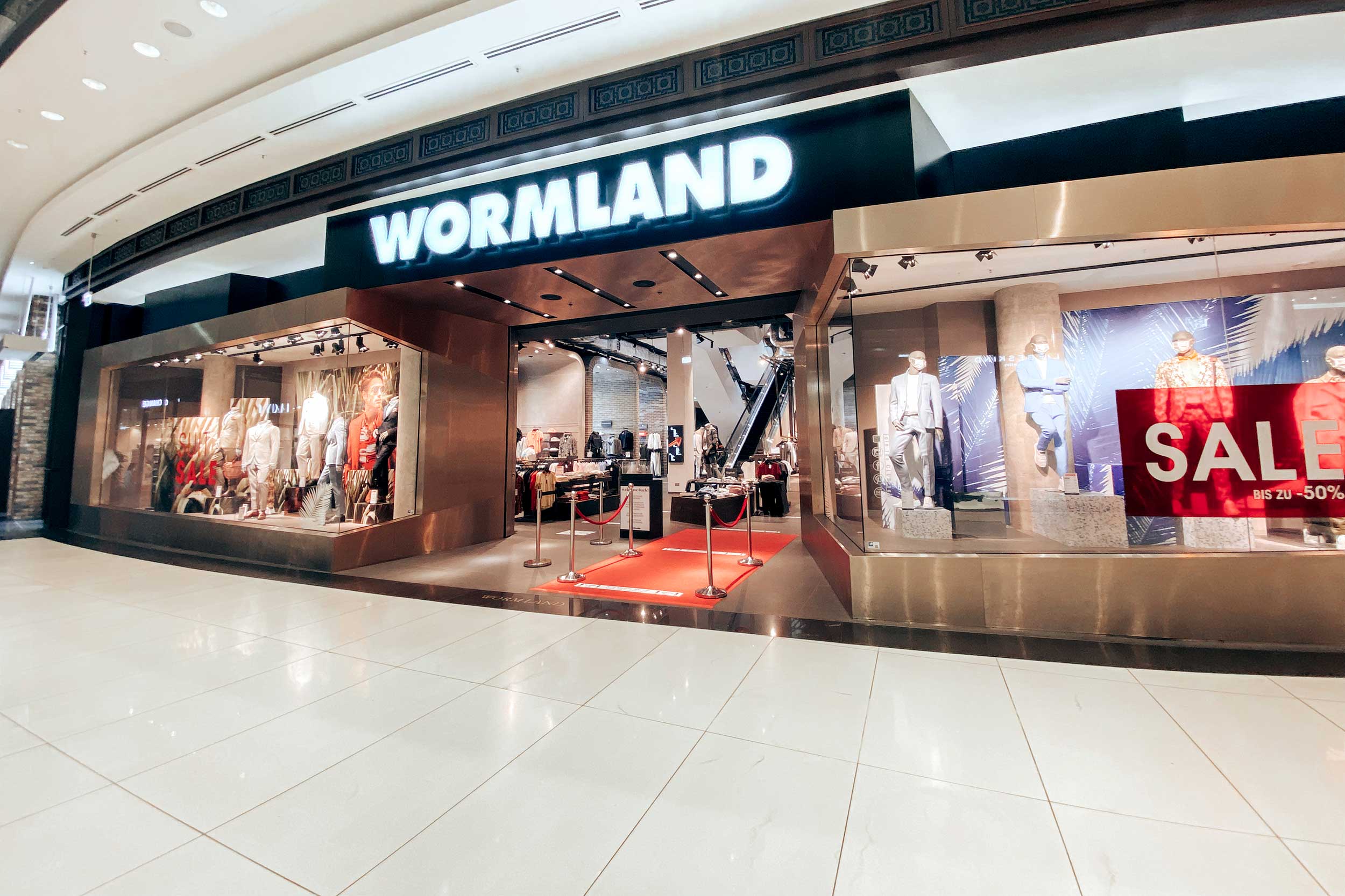 Wormland in der Mall of Berlin