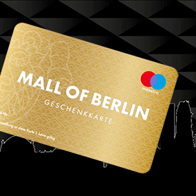 Die Geschenkkarte der Mall of Berlin