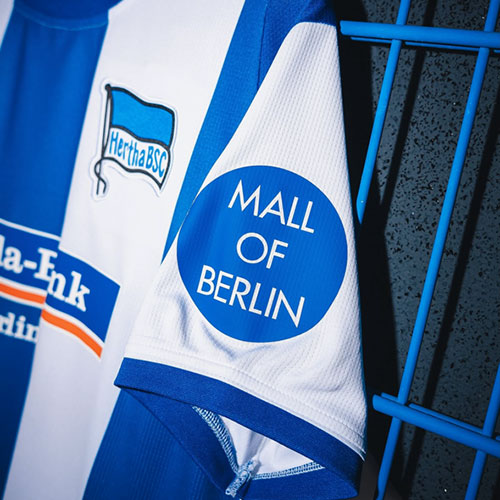 Die Mall of Berlin ist Ärmelsponsor von Hertha BSC in der Saison 2026/27