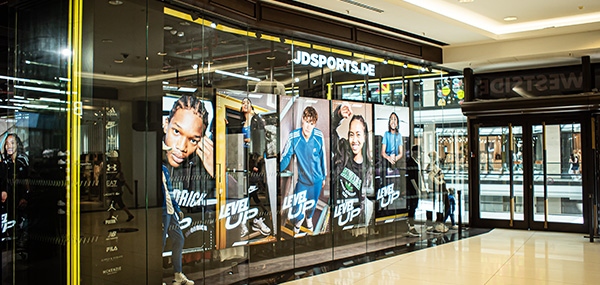 JD Sports in der Mall of Berlin
